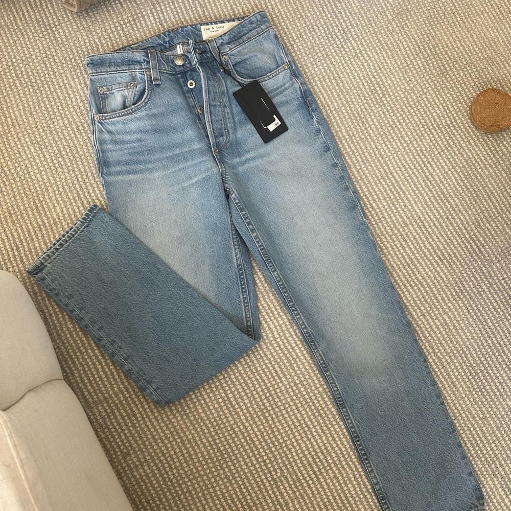 Rag & Bone High rise ankle cigarette jeans Nina